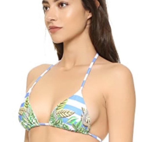 Mara Hoffman Wheatfield triangle bikini top - Picture 2 of 6